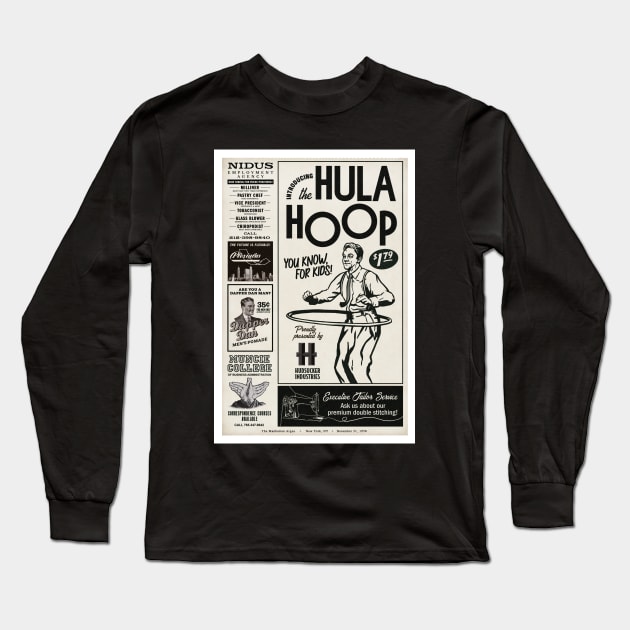 The Hudsucker Proxy alternative movie poster - Coen Brothers Long Sleeve T-Shirt by chrisayerscreative